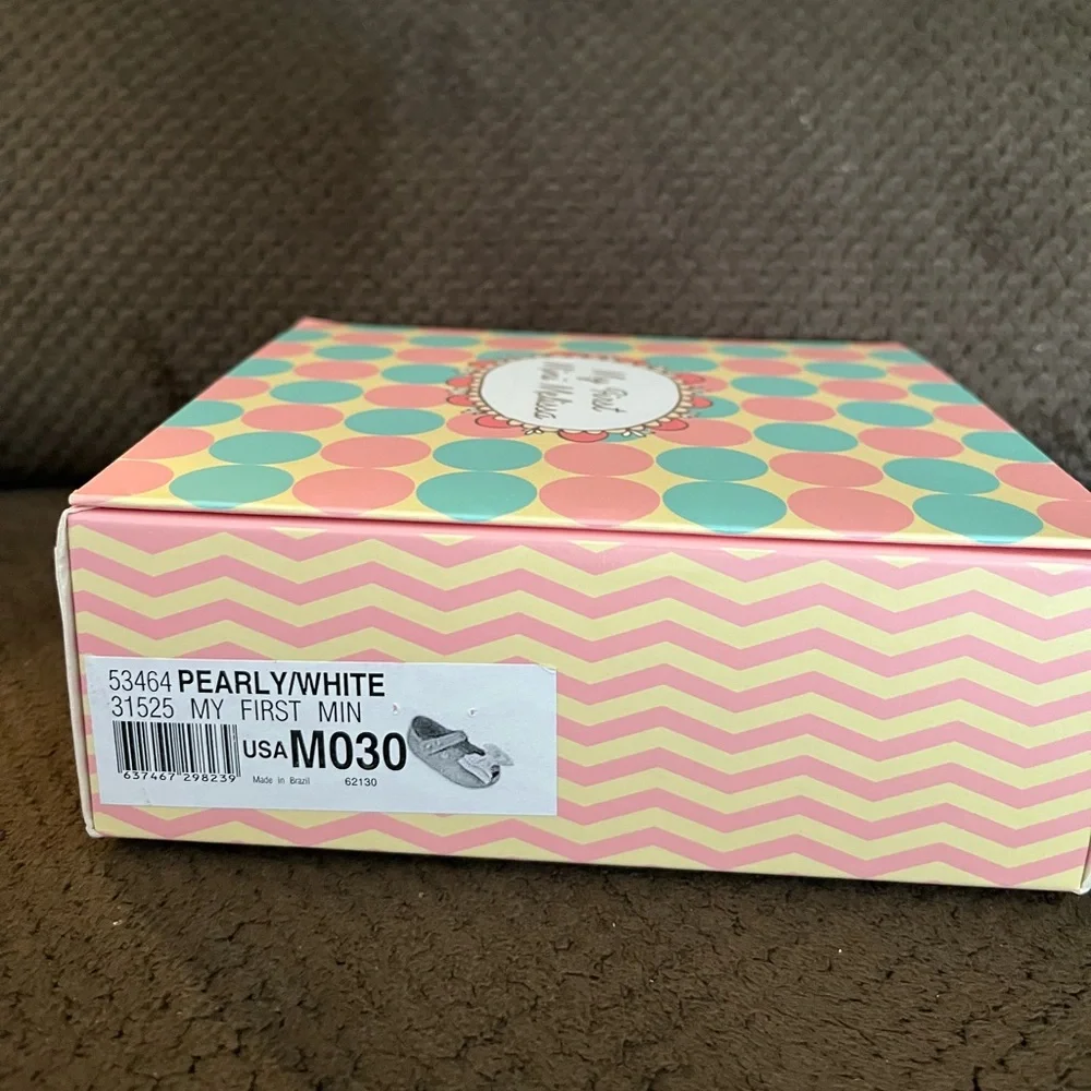 NWT MINI MELISSA My First Mini Melissa Baby Ultragirl Maryjane Flats Size 3